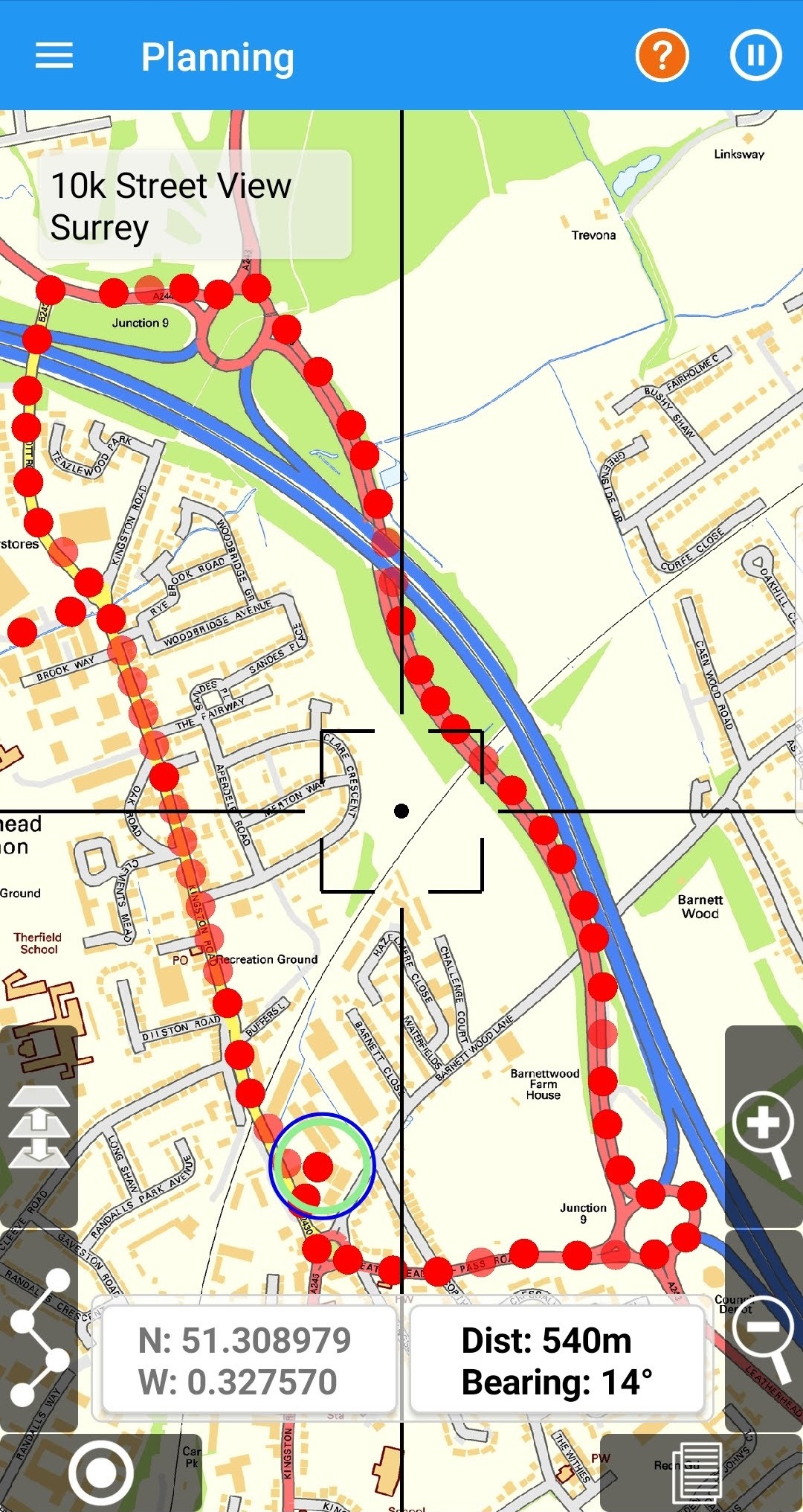 Active Route Viewing